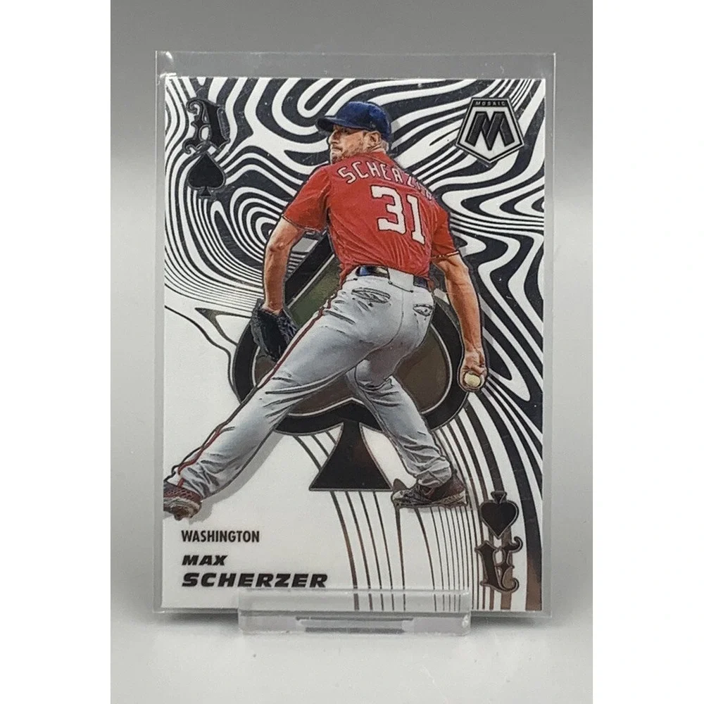 2021 panini mosaic aces‎ max sherzer Washington